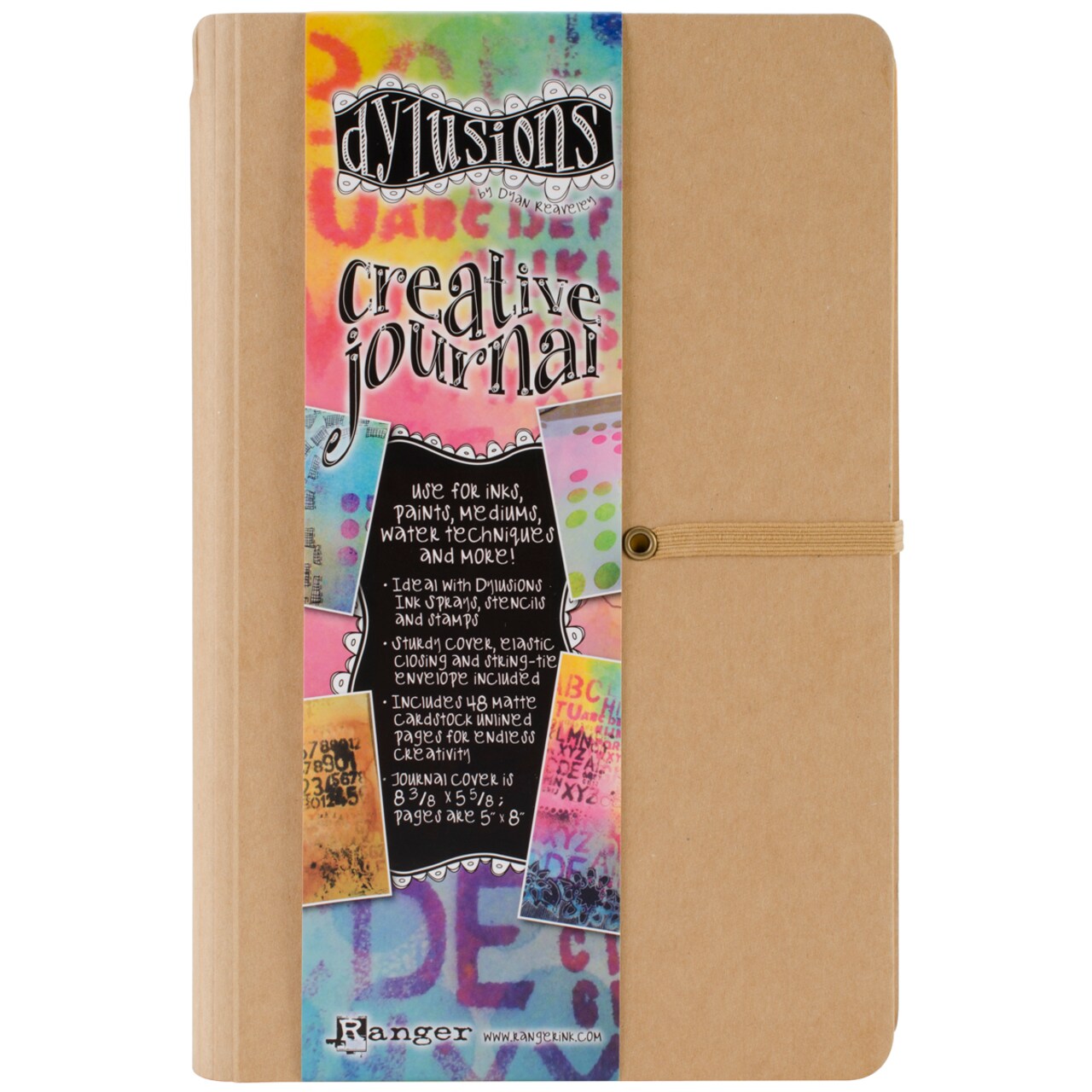 Dyan Reaveley's Dylusions Creative Journal 8.375"X5.625"-Kraft